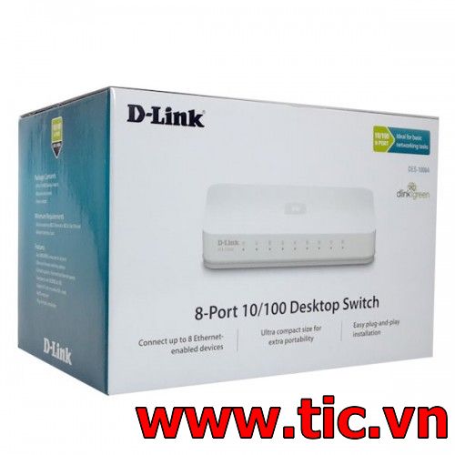     Switch DLink 8 Port (DES-1008A)