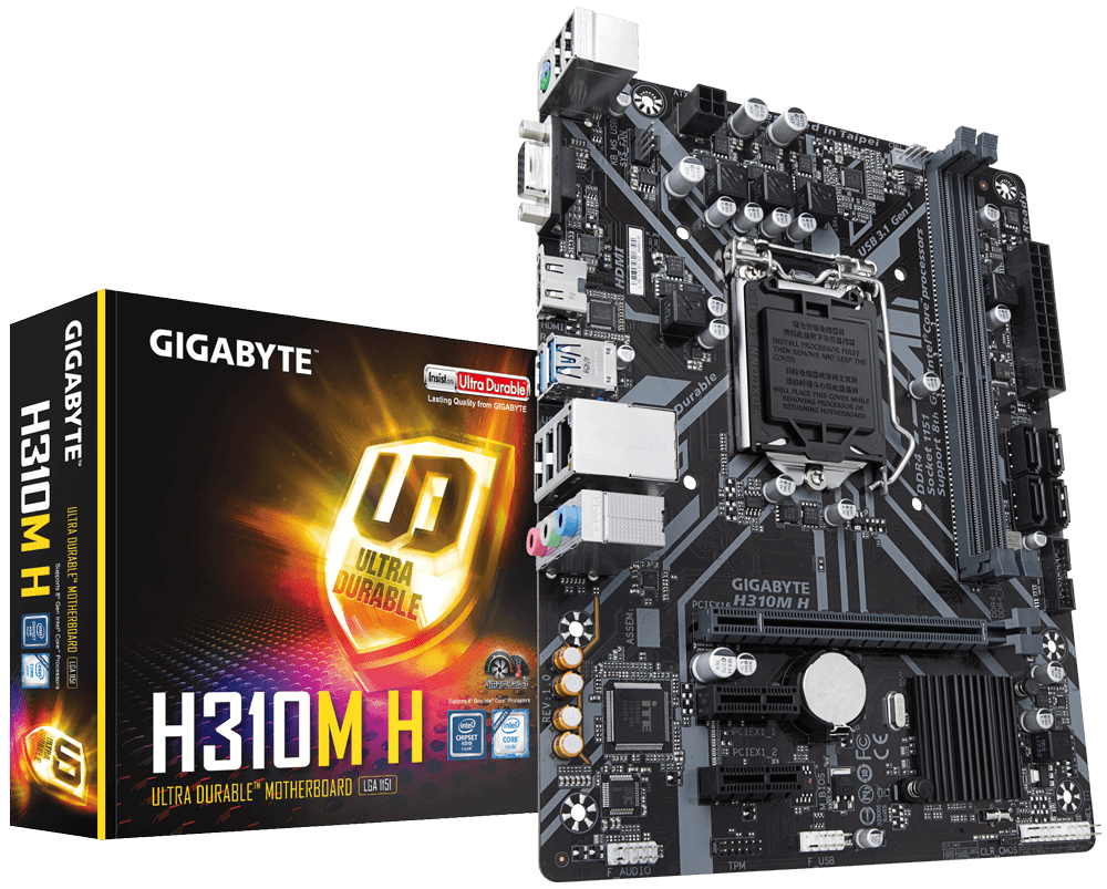 Main Gigabyte H310M-H (Chipset Intel H310/ Socket LGA1151/ VGA onboard)
