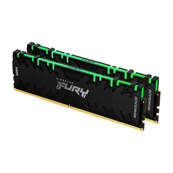 Ram Desktop Kingston Fury Renegade RGB (KF432C16RB1AK2/32) 32GB (2x16GB) DDR4 3200Mhz