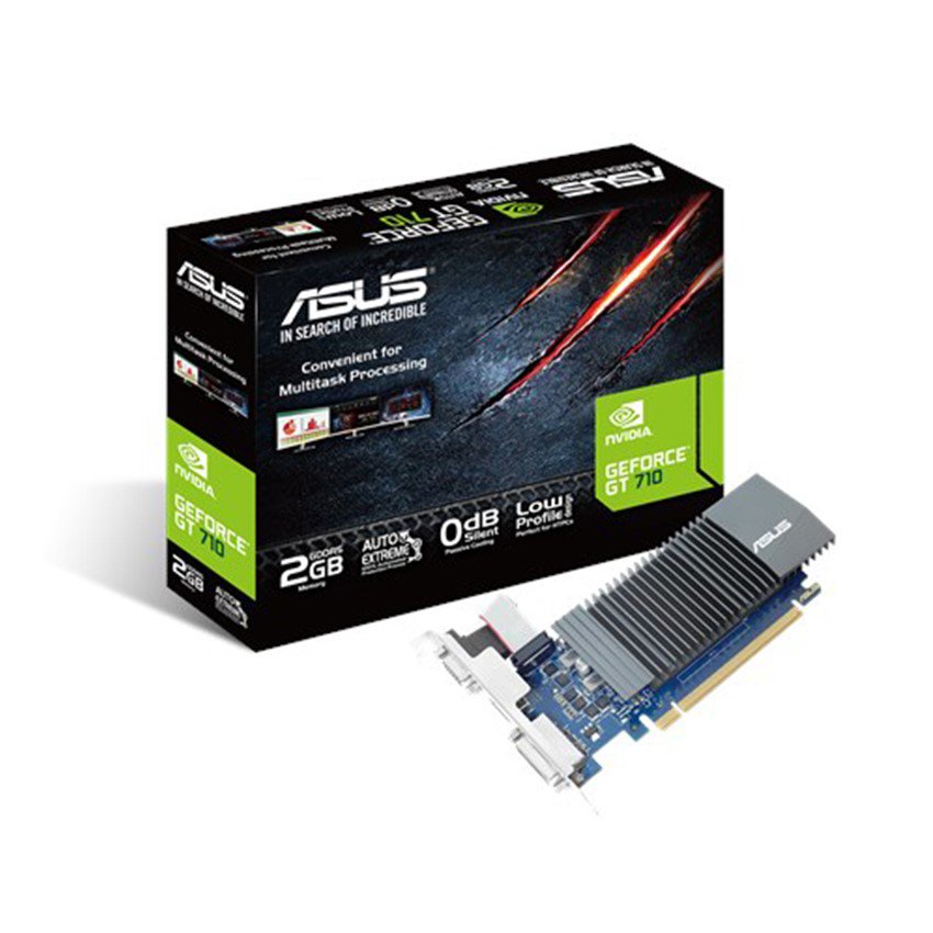 Card màn hình ASUS GT710-SL-1GD5 (1GB GDDR5, 64-bit, DVI+HDMI)