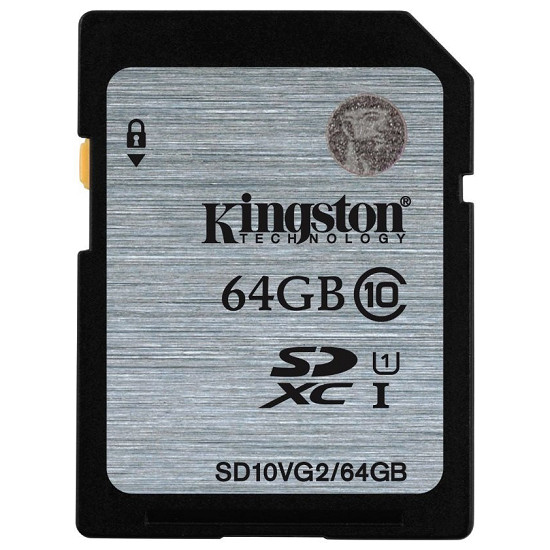 Thẻ nhớ Kingston 64GB SDHC Class 10 UHS-I 45MB/s_SD10VG2/64GBFR