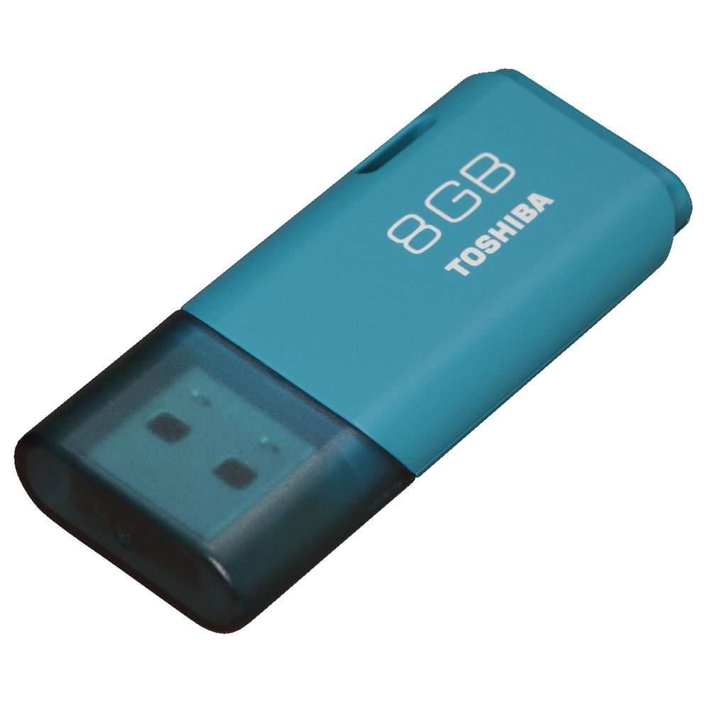 Usb Toshiba 8GB USB 2.0 TransMemory (Hayabusa) Haya LightBlue