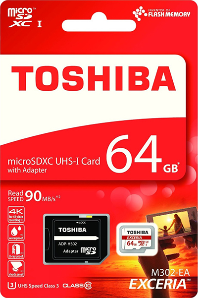 Thẻ nhớ Toshiba 64GB THNM302R0640A2